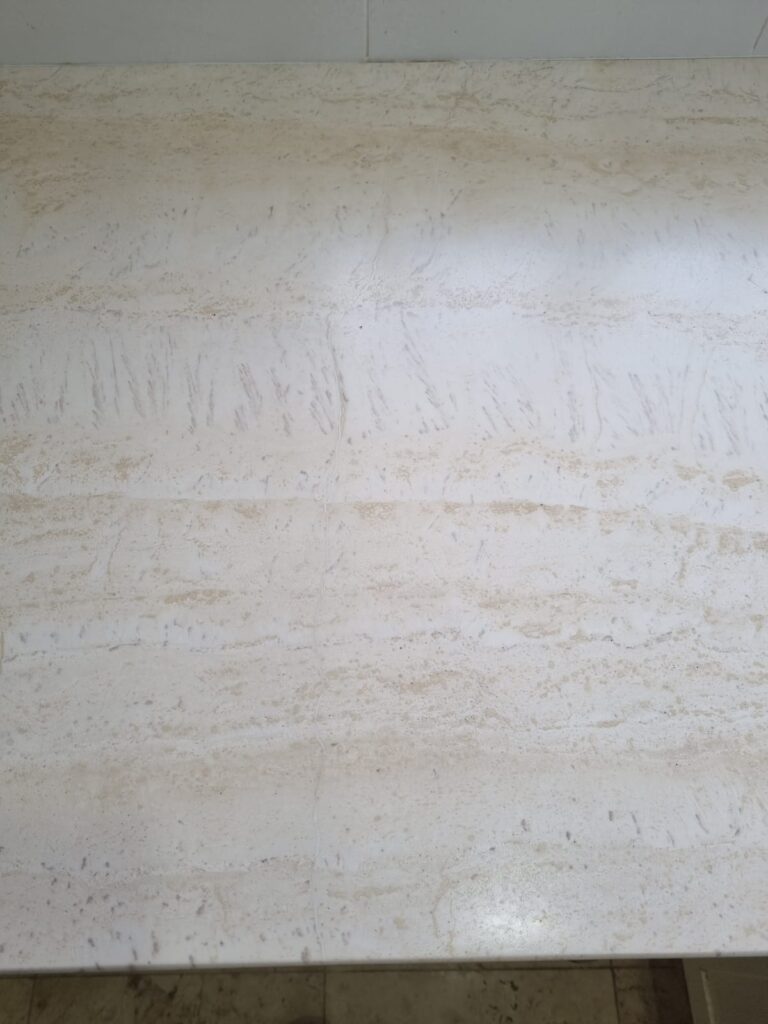 close up photo of travertine tiles